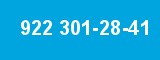 922 301-28-41 922 301-28-41